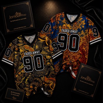 Antique Gold And Navys Orange